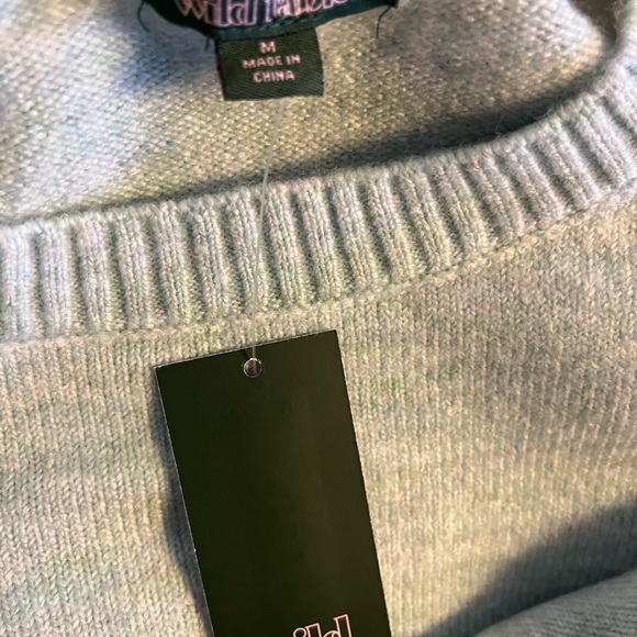 Wild Fable Sz M Cropped Puff Sleeves NWT - Picture 4 of 9